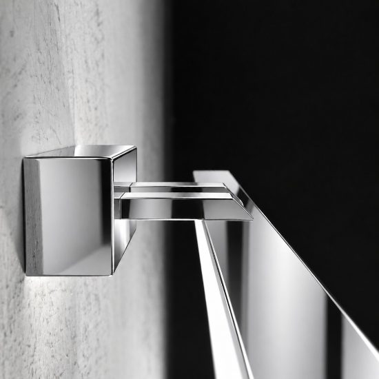 Applique per specchio bagno led 18w cct 3000k 4000k moderna cromata