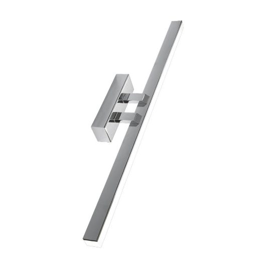 Applique per specchio bagno led 18w cct 3000k 4000k moderna cromata