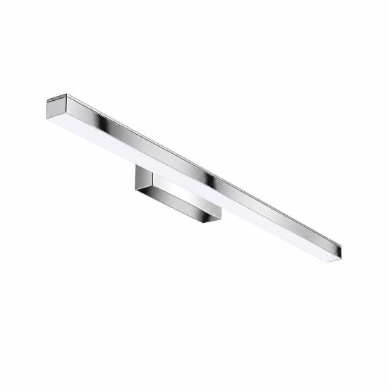 Applique per specchio bagno led 18w cct 3000k 4000k moderna cromata