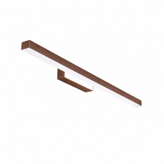 Applique per specchio bagno led 18w cct 3000k 4000k moderna rame opaco