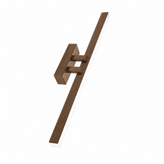 Applique led per specchio bagno 18w cct 3000k 4000k moderna ruggine squadrata sottile