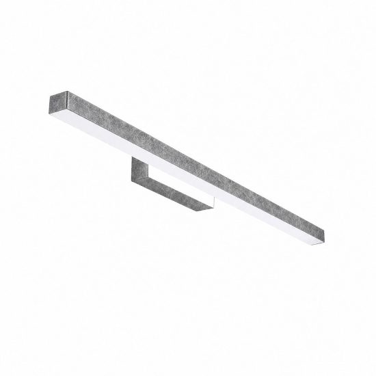 Applique per specchio bagno moderna foglia argento led 18w cct 3000k 4000k