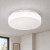 Perenz pastille plafoniera bianca rotonda per cucina moderna led 18w cct 3000k 4000k dimmerabile