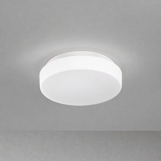 Perenz pastille plafoniera bianca rotonda per cucina moderna led 18w cct 3000k 4000k dimmerabile