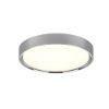 Plafoniera da bagno ip44 cromo led 18w 3000k 33cm