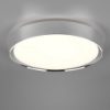 Plafoniera da bagno ip44 cromo led 18w 3000k 33cm
