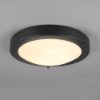 Plafoniera da esterno tonda ip44 nera 32cm