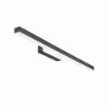 Applique per specchio bagno moderna antracite led 24w cct 3000k 4000k 69cm