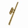 Applique per specchio bagno led 24w cct 3000k 4000k moderna foglia oro 69cm