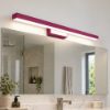 Applique per specchio bagno led 24w cct 3000k 4000k moderna magenta 69cm