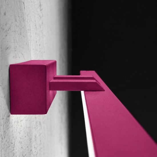 Applique per specchio bagno led 24w cct 3000k 4000k moderna magenta 69cm