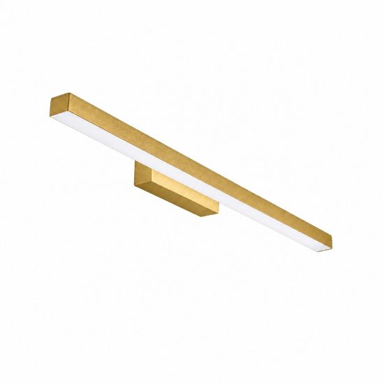 Applique per specchio bagno led 24w cct 3000k 4000k moderna oro opaco 69cm