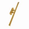 Applique per specchio bagno led 24w cct 3000k 4000k moderna oro opaco 69cm