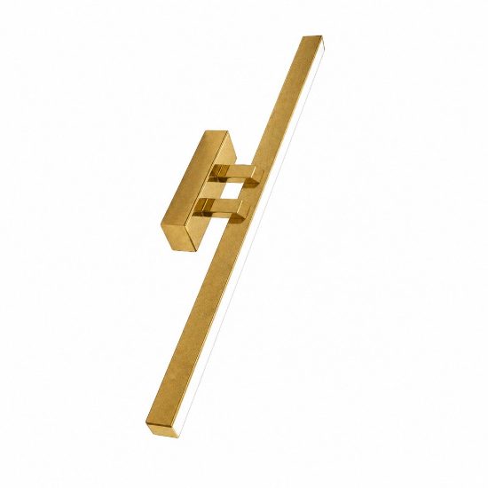 Applique per specchio bagno led 24w cct 3000k 4000k moderna oro opaco 69cm