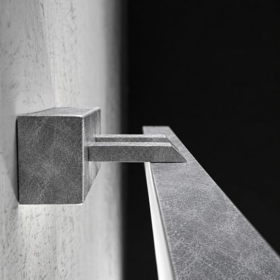 Applique per specchio bagno foglia argento led 24w cct 3000k 4000k 69cm