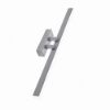 Applique per specchio da bagno led 24w cct 3000k 4000k moderna grigio perla 69cm