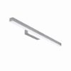 Applique per specchio da bagno led 24w cct 3000k 4000k moderna grigio perla 69cm