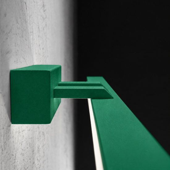Applique per specchio bagno verde bosco led 24w cct 3000k 4000k 69cm