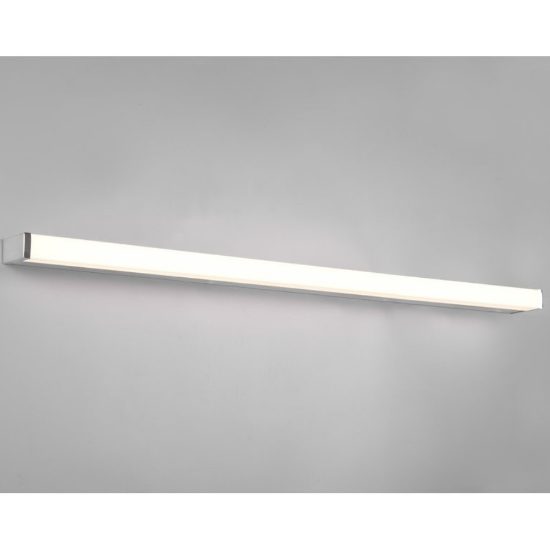 Applique per specchio bagno ip44 cromo led 3000k 120cm