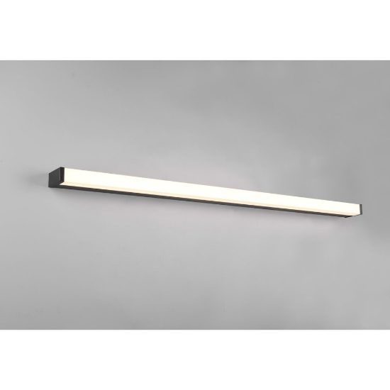 Applique per specchio bagno led 3000k nero opaco ip44