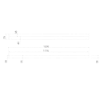 Applique per specchio bagno led 3000k nero opaco ip44
