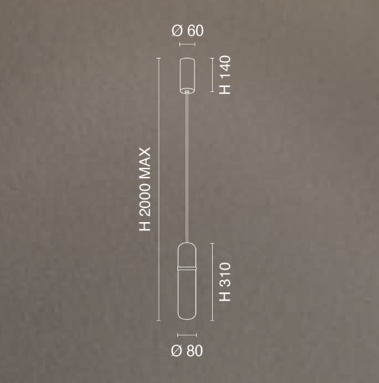 Fabas luce portofino lampada led 7w 3000k dimmerabile per camera da letto moderna a sospensione cilindrica ottone satinato