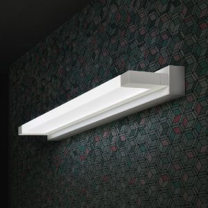 Applique per specchio bagno led 18w cct 3000k 4000k moderna bianca 60cm