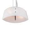 Lampadario in vetro decorato per soggiorno