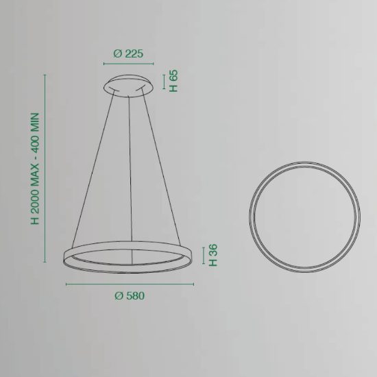 Fabas bacco lampadario a sospensione bianco led 56w cct 2700k 3000k 4000k dimmerabile