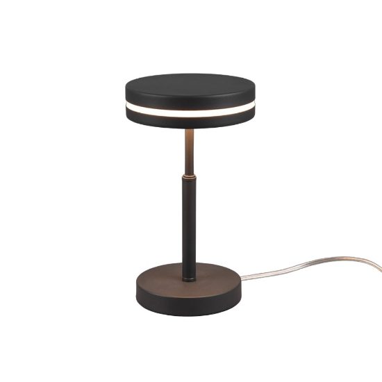 Lampada da tavolo moderna antracite led 6w 3000k