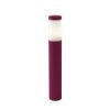 Lampioncino ip54 60cm moderno per esterno giardino cilindrico magenta