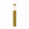 Lampione da giardino ip54 cilindrico moderno oro opaco 60cm
