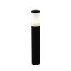 Lampioncino moderno cilindrico nero da esterno giardino ip54 60cm