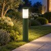 Paletto ip54 per esterno giardino moderno cilindrico verde oliva 60cm