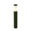Paletto ip54 per esterno giardino moderno cilindrico verde oliva 60cm