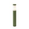 Lampione da esterno ip54 cilindrico moderno verde salvia 60cm