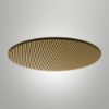 Fabas luce accessorio fonoassorbente giallo ocra tessuto per lampadario bacco 80cm