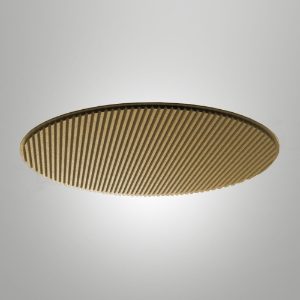 Fabas luce accessorio fonoassorbente giallo ocra tessuto per lampadario bacco 80cm