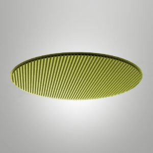 Fabas bacco pannello fonoassorbente verde per lampadario 80cm