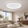 Fabas luce bacco plafoniera led 75w cct 2700k 4000k dimmerabile moderno bianco