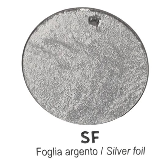 Plafoniera moderna per corridoio quadrata foglia argento led 28w cct 3000k 4000k