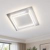 Plafoniera led 28w cct 3000k 4000k moderna quadrata bianca