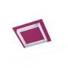 Plafoniera led 28w cct 3000k 4000k moderna per corridoio quadrata magenta