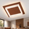 Plafoniera led 28w cct 3000k 4000k moderna quadrata rame opaco per corridoio