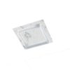 Plafoniera led 28w cct 3000k 4000k quadrata moderna marmo bianco