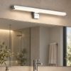 Applique per specchio bagno ip44 cromo led 3000k 40cm