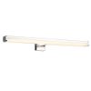 Applique per specchio bagno ip44 cromo led 3000k 40cm