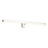 Lampada per specchio bagno lineare ip44 cromo led  3000k 60cm