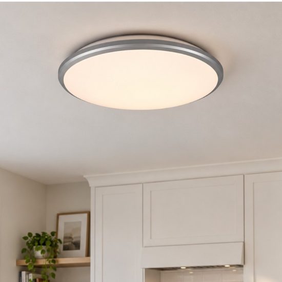 Plafoniera moderna tonda led 20,5w 3000k dimmerabile  35cm
