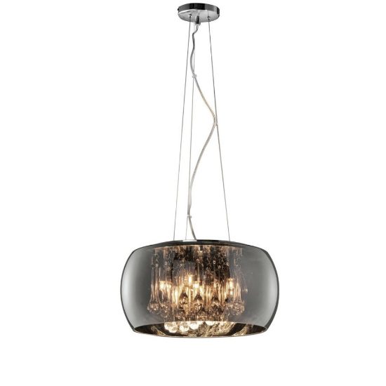 Lampadario per tavolo da pranzo design gocce vetro